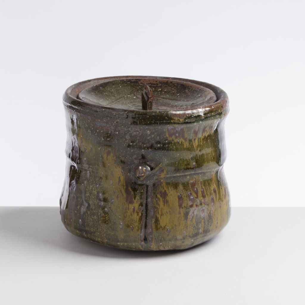 Lisa Hammond Lichen Glaze Mizusashi